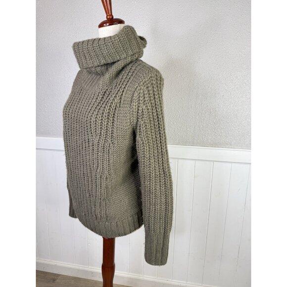 Banana Republic Sweater Womens PS Italian Yarn Alpaca Merino Wool Turtleneck - Picture 2 of 8